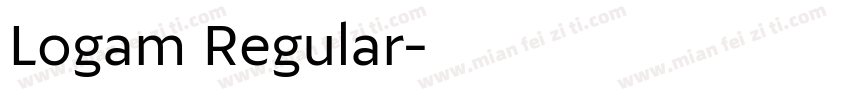Logam Regular字体转换